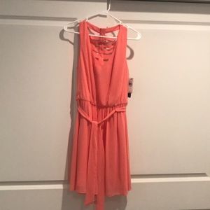 Flowy apricot dress by A.Byer